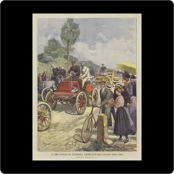 The Tour of Italy by Car Sponsored by Corriere Della Sera (colour litho)