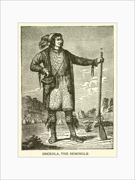 Osceola, the Seminole (engraving)