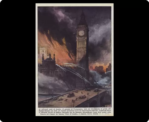 The Hellish Nights in London (Colour Litho)