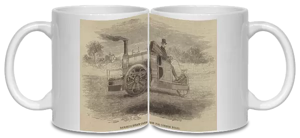 Ricketts Steam-Carriage for Common Roads (engraving)