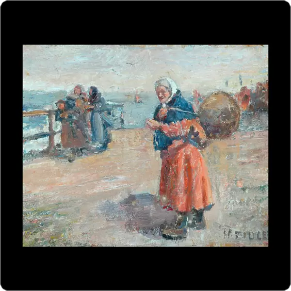 A Ross-shire Fishwife (oil on canvas)