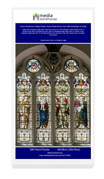Oxford, Brasenose College Chapel, James Powell & Sons, Harry Ellis Wooldridge, St Cedda