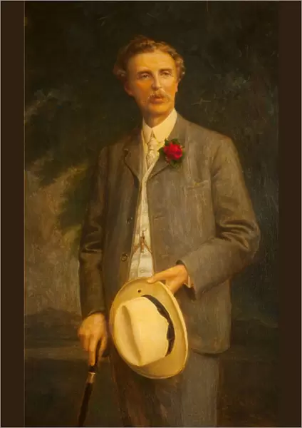 William Haworth, Standing (oil on canvas)