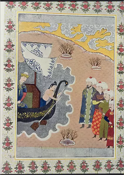 Sinbad embarking, illustration for Sinbad the Sailor