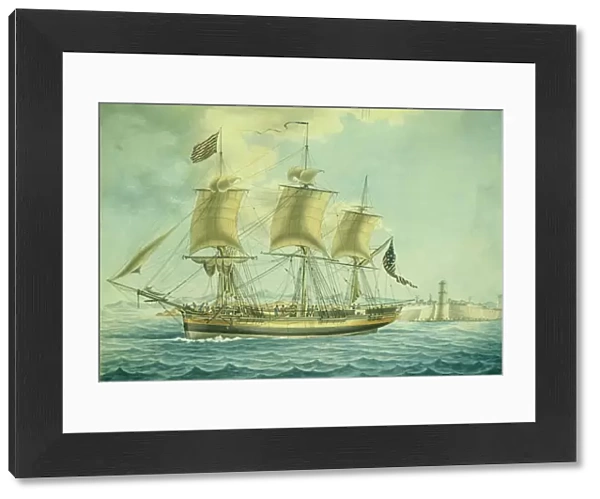 Ship Alfred of Salem, 1806 (w  /  c on paper)