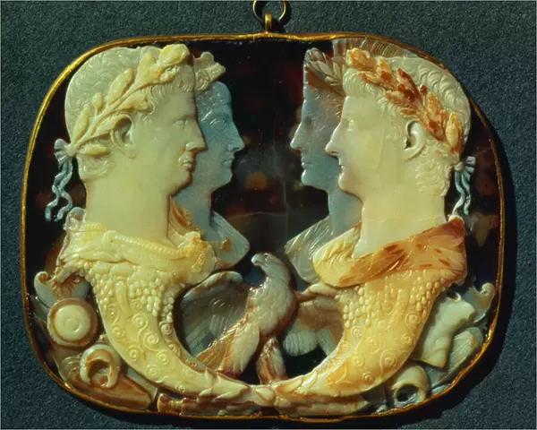 The Gemma Claudia, a cameo bearing profiles of four Roman Emperors