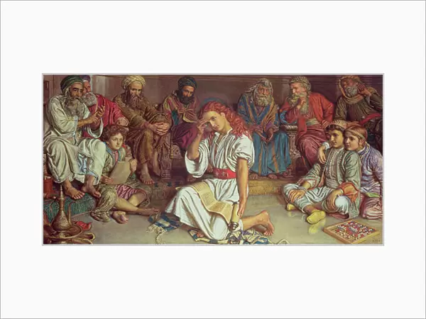 Christ Among the Doctors, 1887 (gouache)
