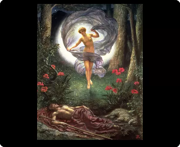 The Visions of Endymion, 1913 (oil on canvas)