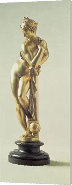 Astronomy, represented by a nude female figure, c. 1573 (gilt bronze)