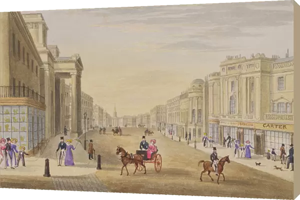 Regent Street, looking north from Hanover Street, c. 1830