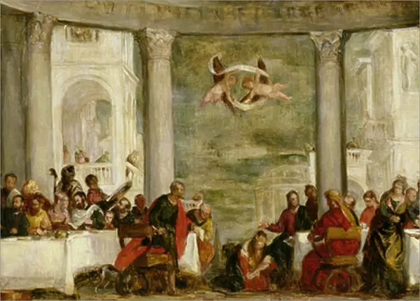 The Meal at the House of Simon the Pharisee, after a painting by Veronese (1528-88