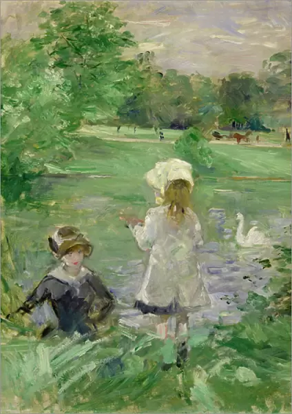 Beside a Lake, 1883 (oil on canvas)