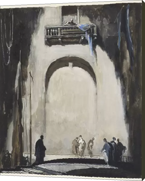 The Unknown Corner, 1912 (gouache)