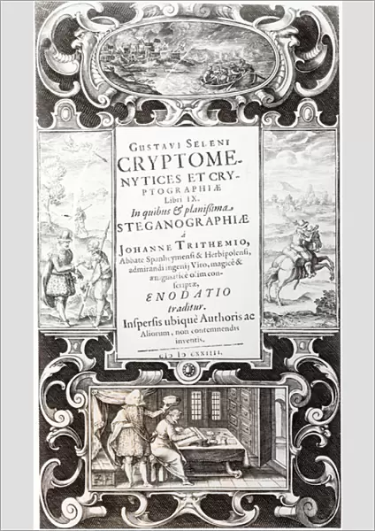 Illustration from Book 9 of Cryptomenysis and Cryptography