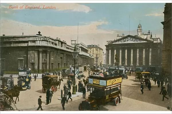 Bank of England, London. Postcard sent in 1913