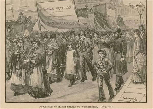 Procession of match-makers to Westminster (engraving)