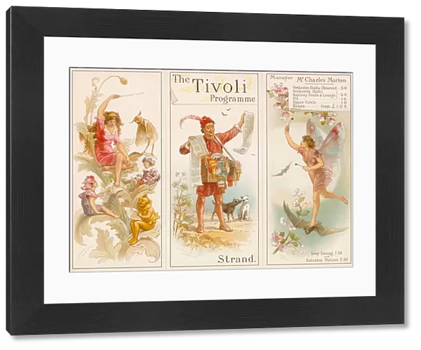 Scenes from A Midsummer Nights Dream, A Winters Tale and The Tempest (chromolitho)