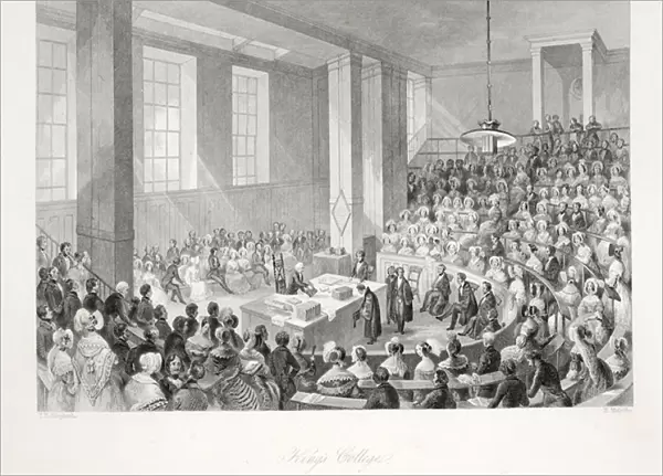Kings College, from London Interiors with their Costumes and Ceremonies