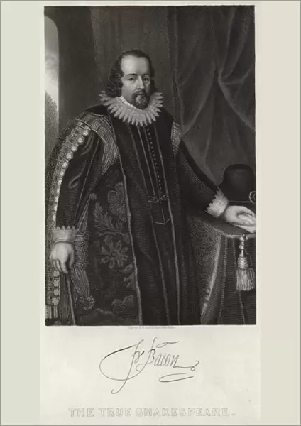Portrait of Francis Bacon (engraving)
