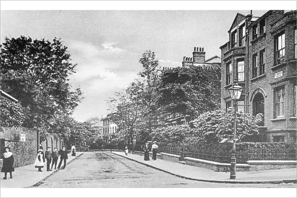Willow Bridge Road, Canonbury, Islington, c. 1905 (b  /  w photo)