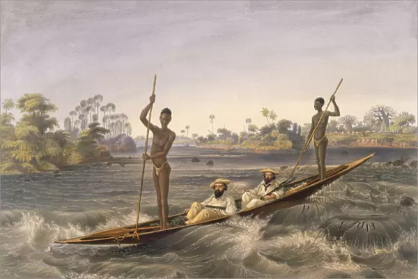 Zanjueelah, the boatman of the rapids, from The Victoria Falls, Zambesi River