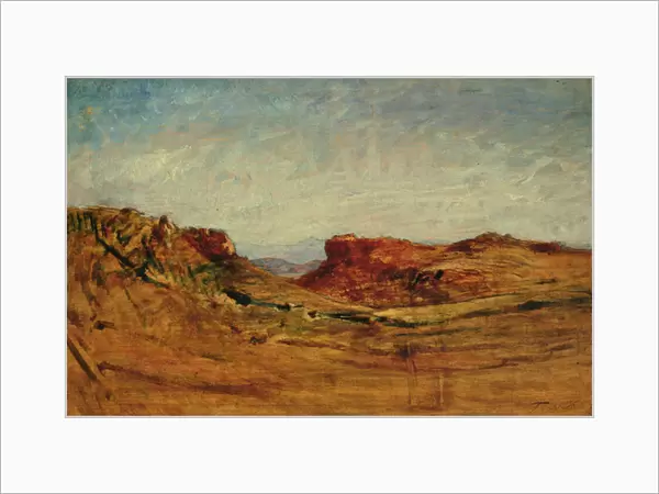 Landscape (oil on wood)