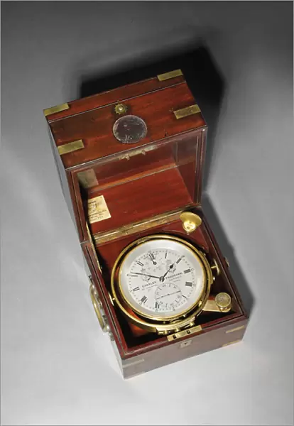 A Victorian two day marine chronometer with Hartnup balance, c