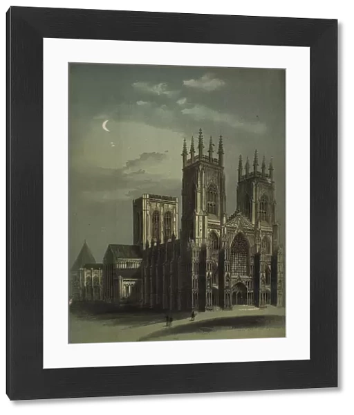 York Minster, Yorkshire (colour litho)