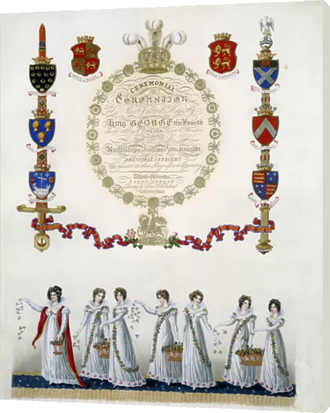 Frontispiece, from Ceremonial of the Coronation of his Most Sacred Majesty King