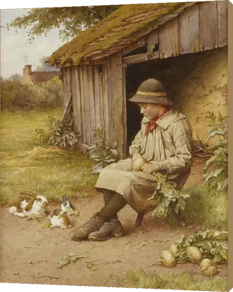 His Last Investment, (watercolour)