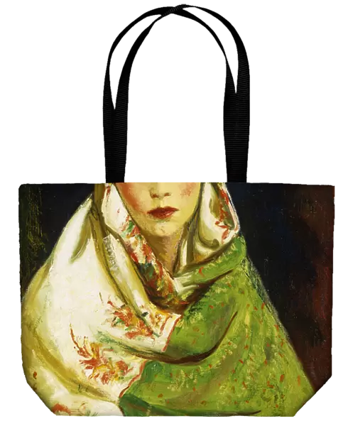 Mexican Girl with Oriental Scarf, 1916 (oil on canvas)