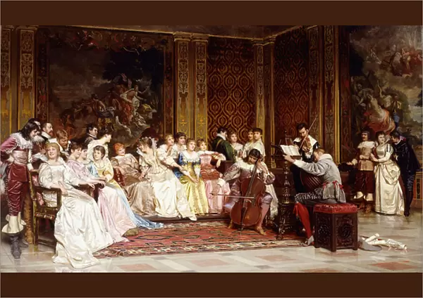 The Concert, (oil on canvas)
