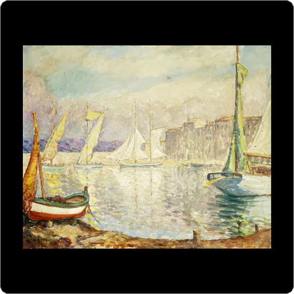 Le Port de Saint Tropez, 1906 (oil on canvas)