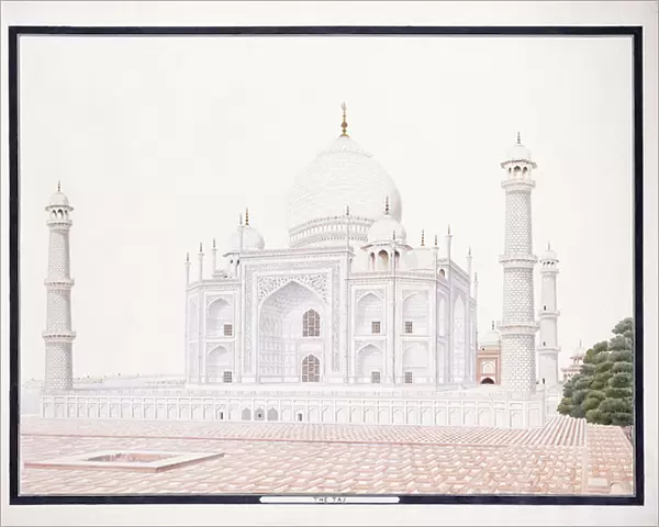 The Taj, c. 1815 (pencil, pen, grey ink, w  /  c)