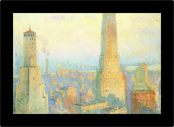 Ritz Tower, New York, 1928 (oil on canvas)