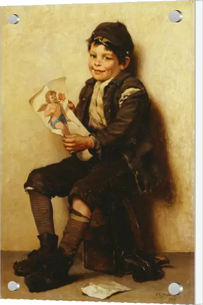 Paddys Valentine, 1885 (oil on canvas)