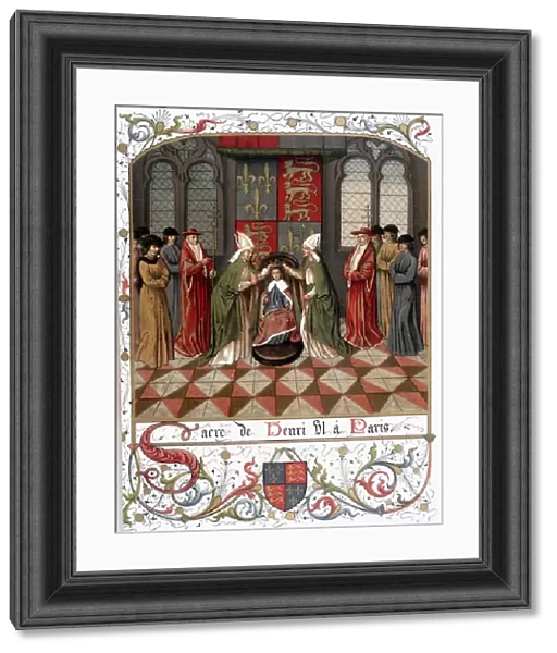 Coronation of Henry VI in Paris in 1431 (vellum)