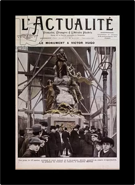 Inauguration of the monument to Victor Hugo by Barrias, Paris, January 17, 1902