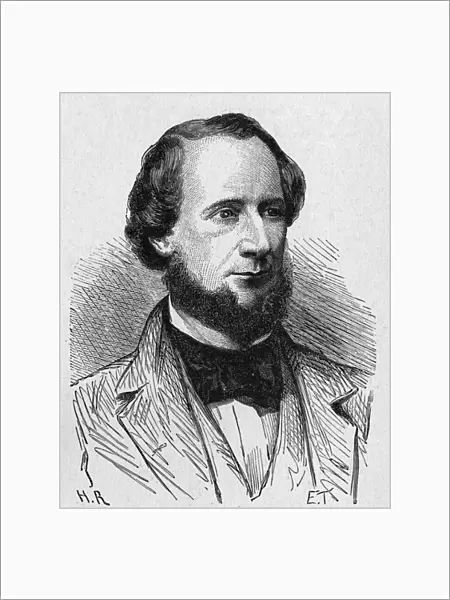Portrait of Cyrus West Field (1819 - 1892), American industrialist - in '