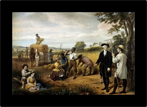 Washington the Farmer: George Washington (1732-1799) in the fields of Mont Vernon