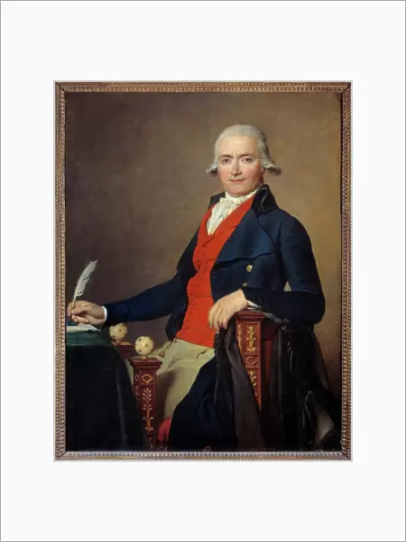 Portrait of Minister Gaspard meyer (1749-1799) Painting by Jacques Louis David (1748-1825