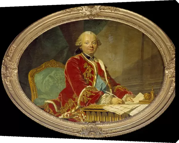 Portrait of Etienne Francois, Duke of Choiseul Stainville (1719 -1785) minister