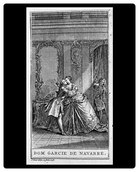 Representation of a scene of the piece 'Dom Garcie de Navarre ou le prince