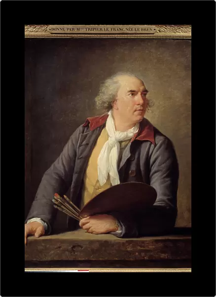 Portrait of the painter Hubert Robert (1733-1808). Painting by Marie Elisabeth Louise