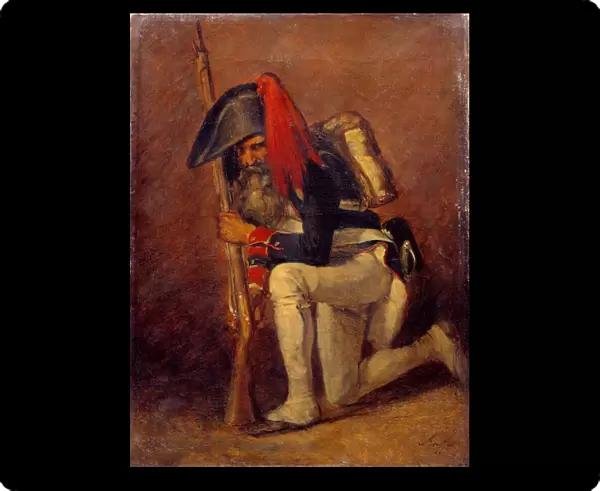 Le soldat de la Premiere Republique Painting by Denis Auguste Raffet (1804-1860