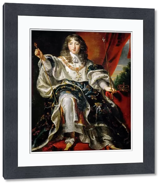 Louis XIV, King of France (1638-1715) in his Coronation Robes