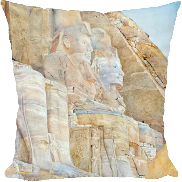 The Great Temple of Abu Simbel - Newmann, Henri Roderick (1833-1918