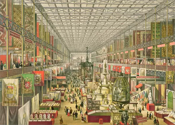 View of the British Department of the Great Exhibition of 1851