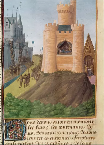 Ms Fr 6465 f. 251 The Death of Louis VIII (1187-1226) King of France