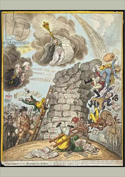 Overthrow of the Republican Babel, published by Hannah Humphrey in 1809